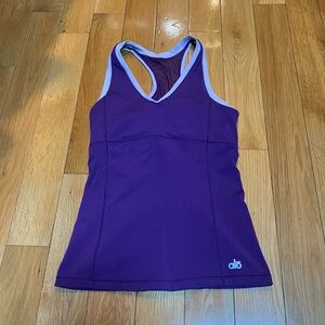 Alo Purple Tank Top